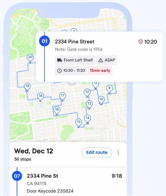 multi drop journey planner