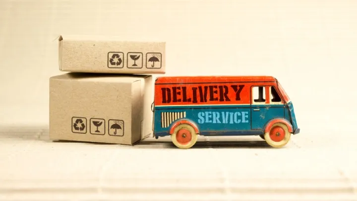 Delivery van graphic