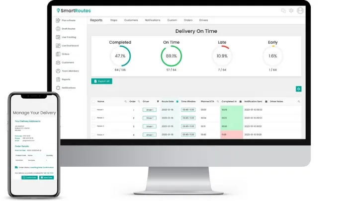 SmartRoutes Delivery Management Platform