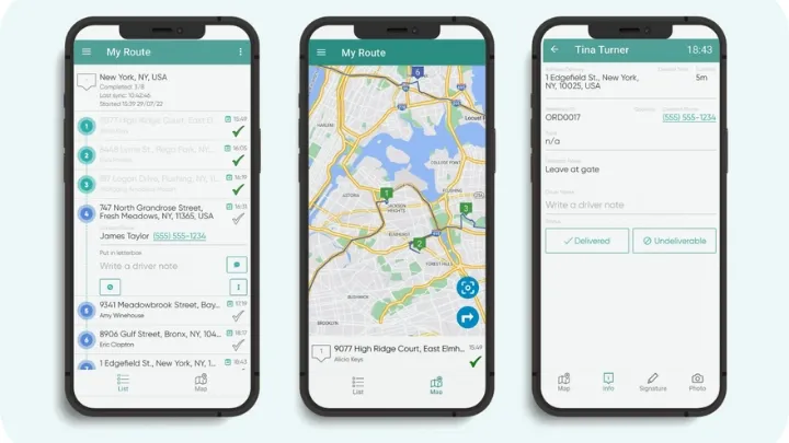 SmartRoutes driver apps