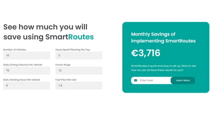 SmartRoutes ROI Calculator 