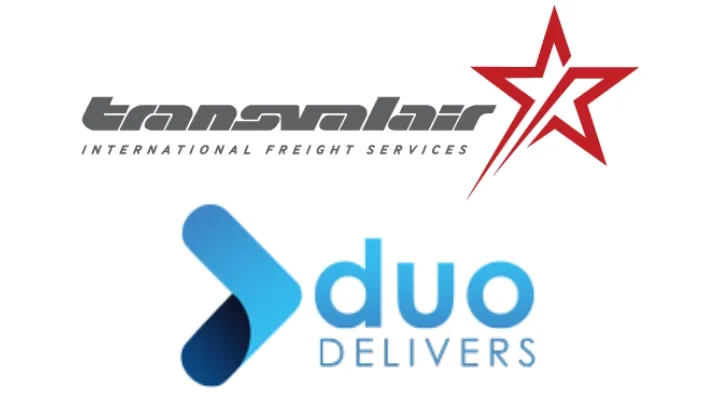 Transvalair and Duo Delivers logos