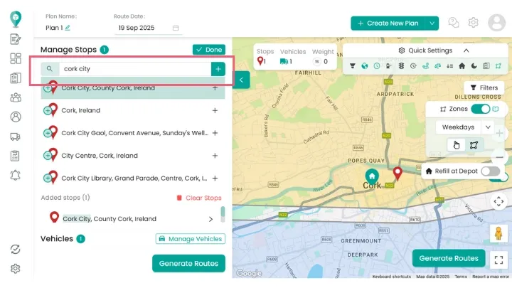 How to Plan a Route with Multiple Stops