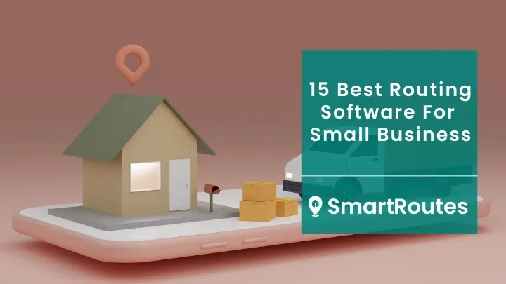 Small business delivery driver using mobile app to plan routes.