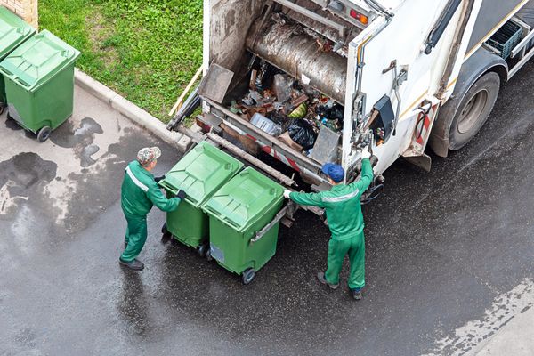 Route optimization for solid waste collection
