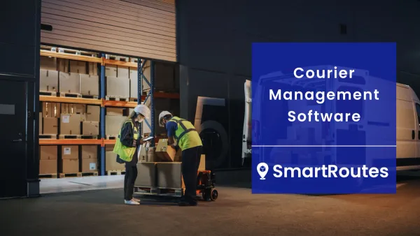 Courier management software