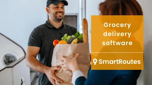 Grocery delivery software