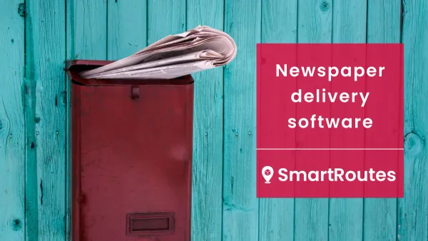 Newspaper delivery software