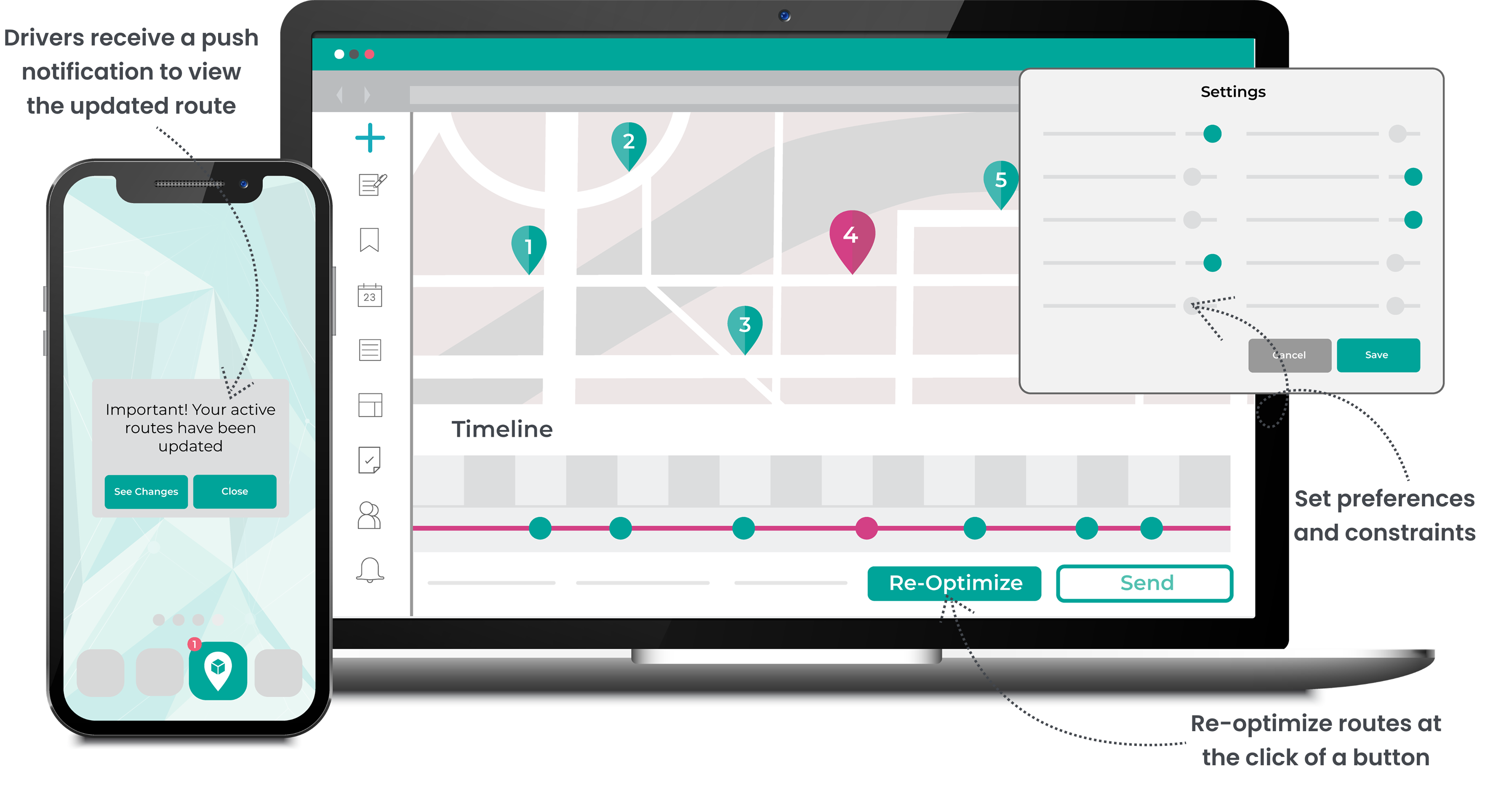 Furniture Delivery Software schematic