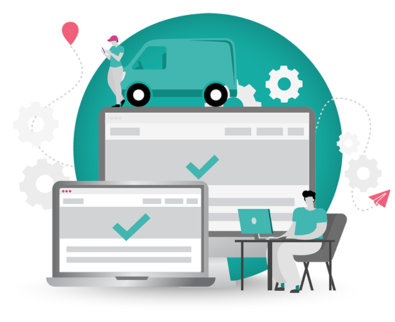 Download confirmation illustration