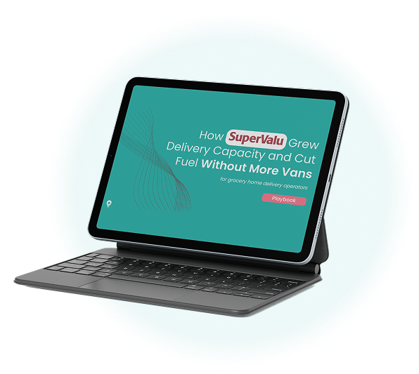 Grocery Home Delivery Playbook preview on a tablet