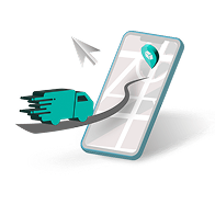 Delivery zones icon
